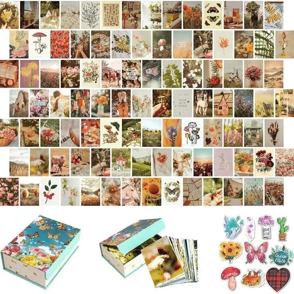 COTTAGECORE Wall Collage Kit Aesthetic Pictures 50 PCS 4X6